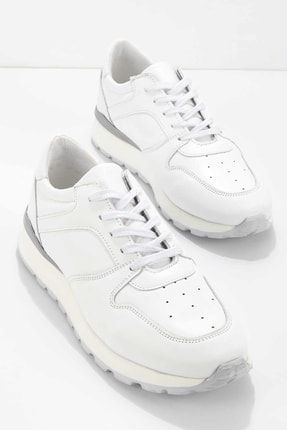 Beyaz Leather Erkek Sneaker E01120000403