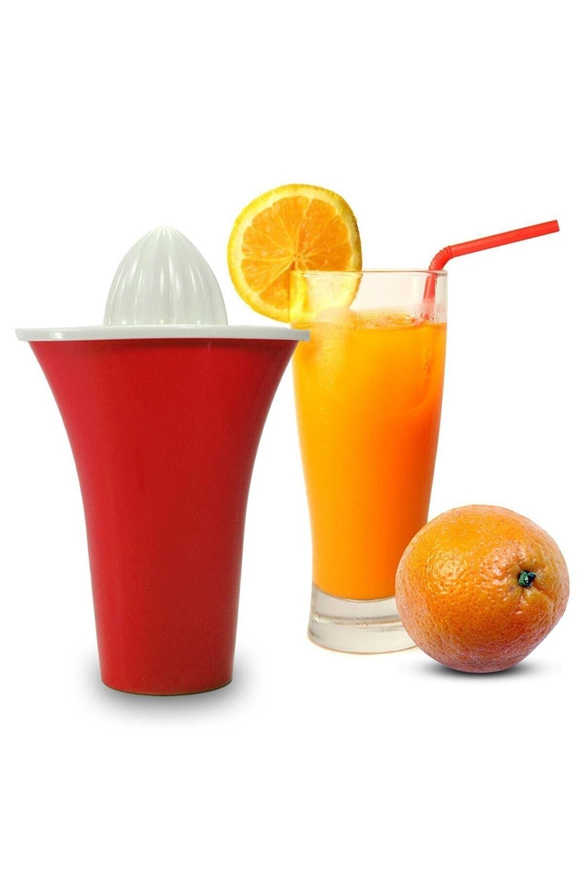 YFHOME Plastik Gövdeli Bardak Şeklinde Portakal Limon Narenciye Sıkacağı