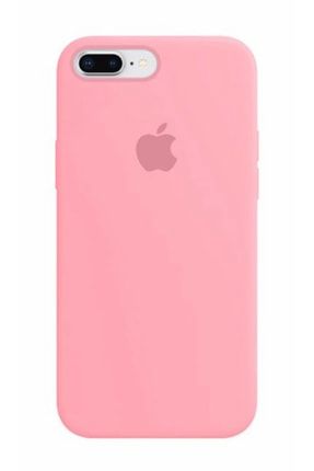 Iphone 7plus-8plus Uyumlu Logolu Lansman Kılıf Iç Kısmı Kadife Pembe 7/8Plus-Lansman