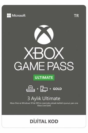 Xbox Game Pass Ultimate - 3 Ay 4251604177566