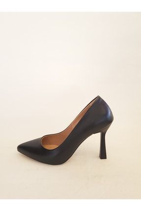 Pm1779 Siyah Renk Rahat Kalıo Stiletto Topuklu Ayakkabı