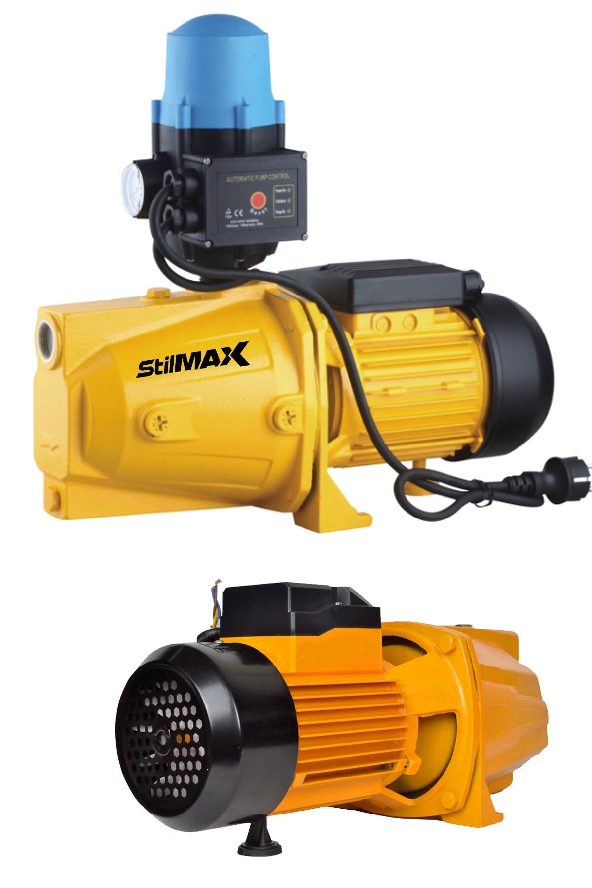 Sjet150 Double Wheel Automatic System Package Booster Water Pump Metal Gear Copper Winding 1.5 Hp 1100 W