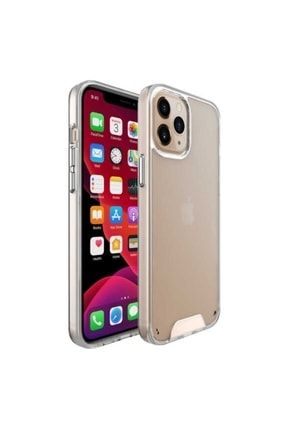 Apple Iphone 12 Pro Max Ile Uyumlu Kılıf Arkası Sert Şeffaf-gard Silikon Kılıf-ultra Koruma SKU: 434439