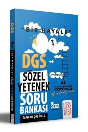 2022 Bir Hayale Serisi Dgs Sözel Yetenek Tamamı Çözümlü Soru Bankası TYC00250946751