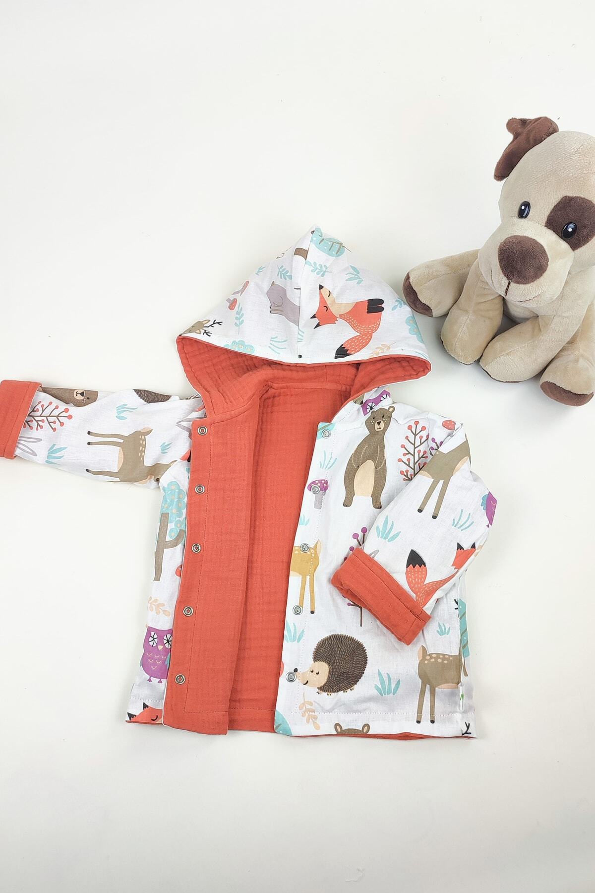 سویشرت پسرانه نارنجی la mure baby | sweatkpsnl اورجینال - تصویر 5