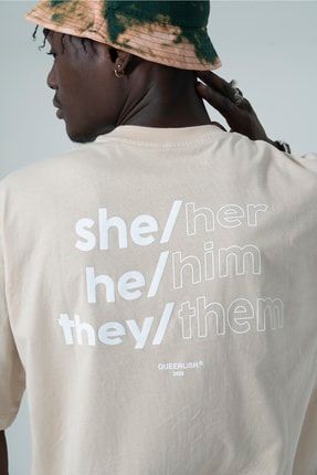 Pronouns Are Cool Oversize T-shirt PR-TS-05-32