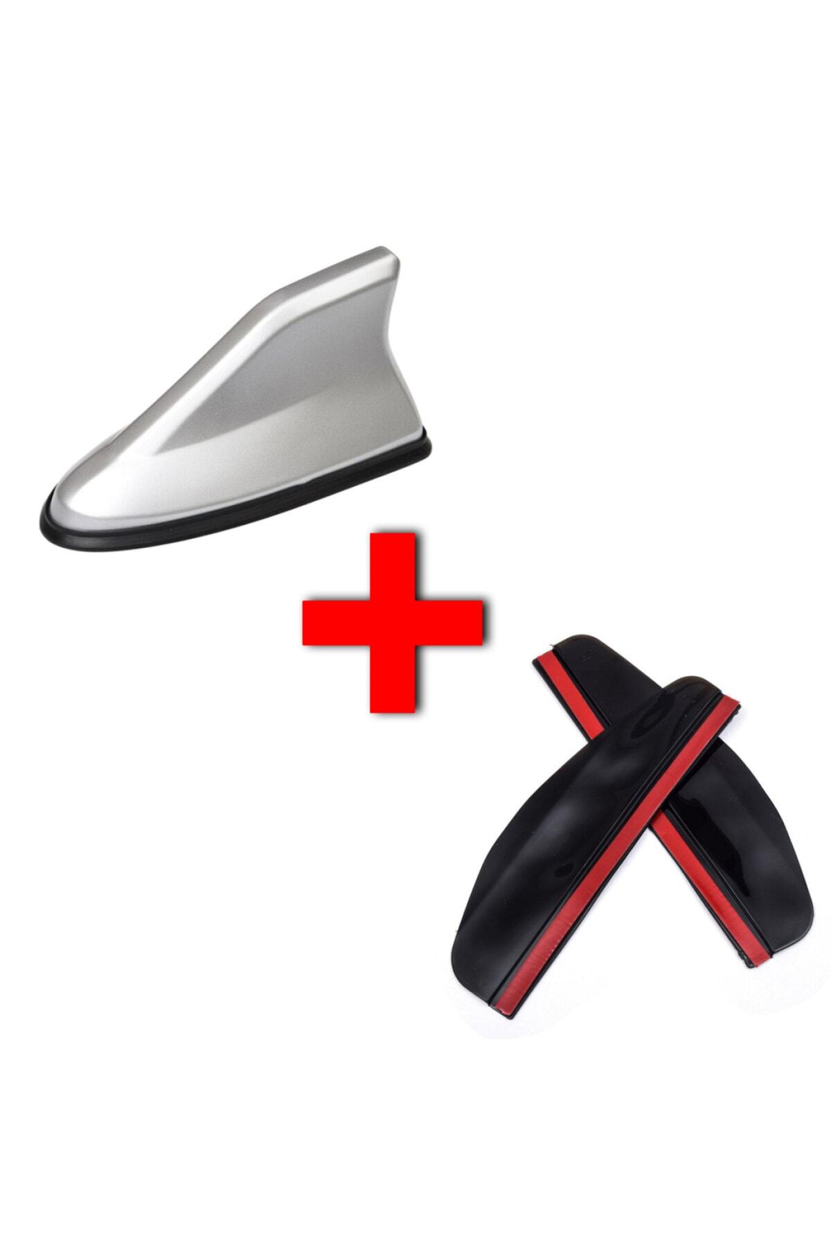 Aksefuar Lazer Opel Astra H Hb Elektrikli Köpek Balığı Anten + Ayna Rüzgarlığı Uyumlu