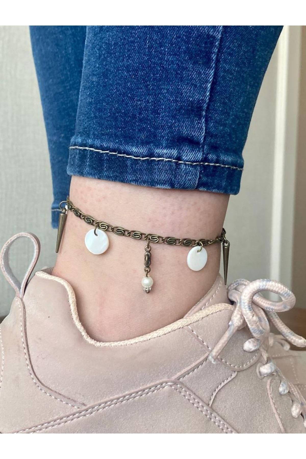 Multicolor anklet sales