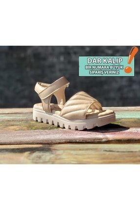 2022 Kız Çocuk Yumuşak Saya Masaj Tabanlı Antomik Sandalet