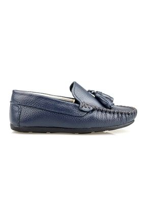 Erkek Çocuk Ortopedik Ayakkabı Timberland Hakiki Deri Makosen Babet Klasik Ayakkabı 000509