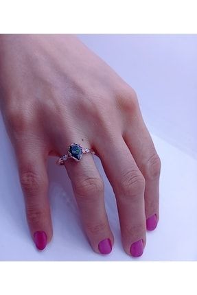 Mistik Topaz Taşlı Ayarlanabilir Yüzük YZK200086