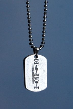 Anime Death Note Gümüş Kaplama Top Zincir RV00053