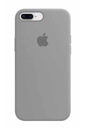 Iphone 7plus-8plus Uyumlu Logolu Lansman Kılıf Iç Kısmı Kadife Taş Rengi 7/8Plus-Lansman