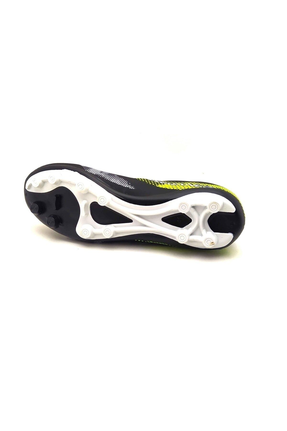 Jump-27881 Men's Black Astroturf Football Shoes 5