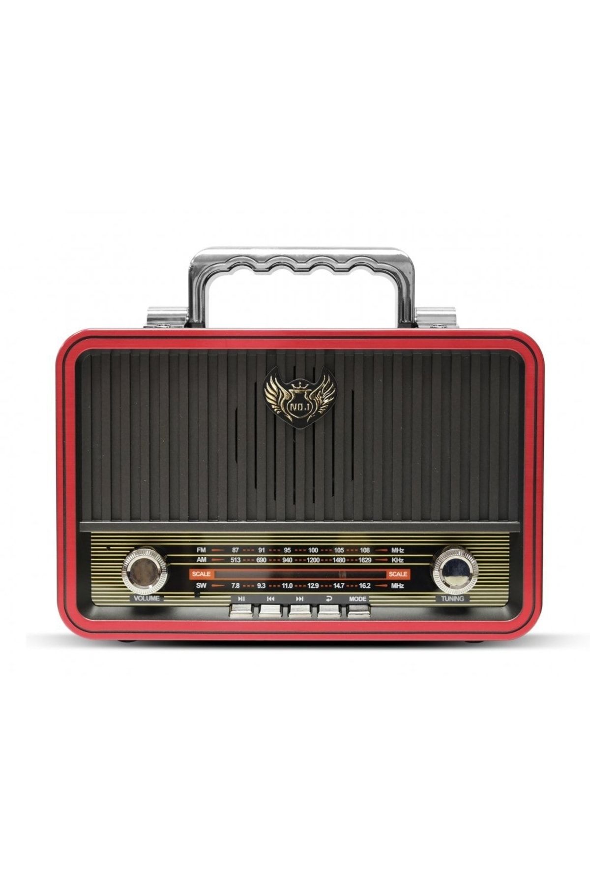 Vlike Md-1907bt Fm Bluetooth Hoparlör - Kırmızı