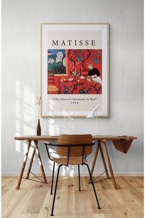 Henri Matisse - The Dessert: Harmony In Red Tablo Posteri P0020