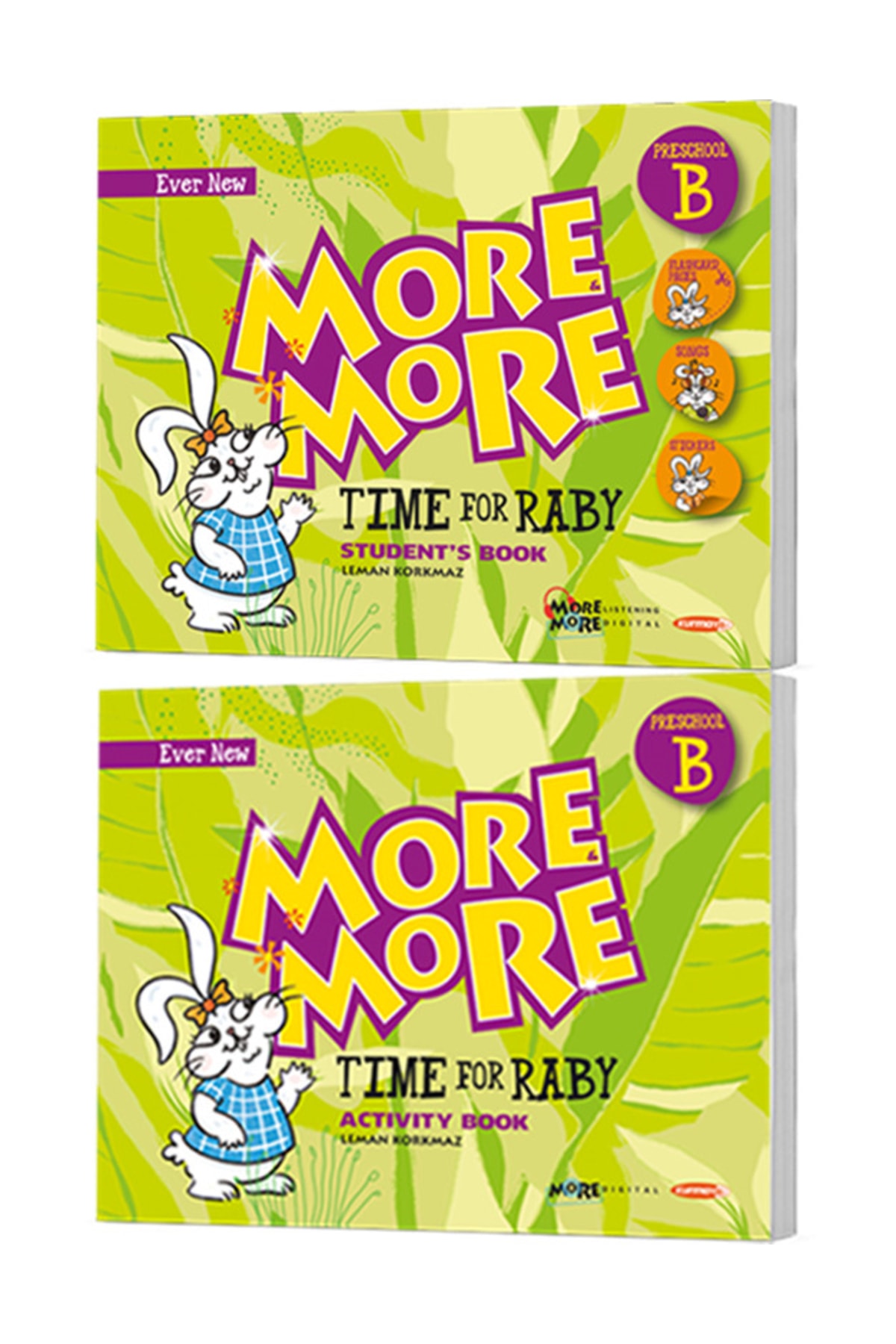 Kurmay Elt Yayınları Okul Öncesi Ve Anaokulu More & More Time For Raby (b) Student’s Book & Activity Book 5,6 Yaş