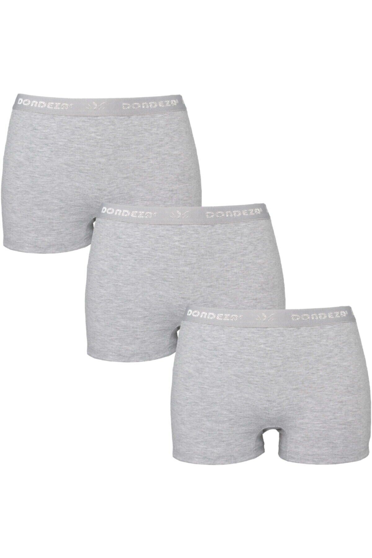 Katmirra Pamuklu Kadın Boxer Şort 3 Lü