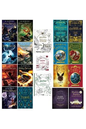 Harry Potter Serisi 19 Kitap Full Set - J. K. Rowling gençkitap81289736817238