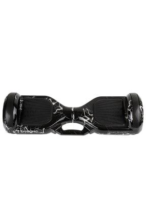 Siyah Hoverboard Desenli Elektrikli Kaykay 350w Güçlü Motor