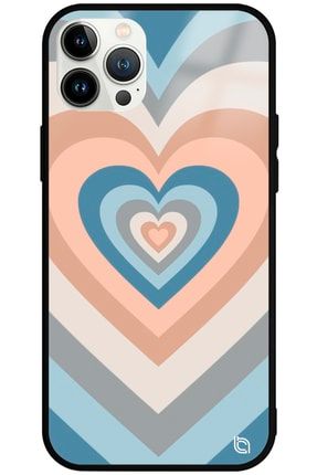 Iphone 13 Pro Max Premium Kalpler Desenli Glossy Telefon Kılıfı kalplerglossy_197