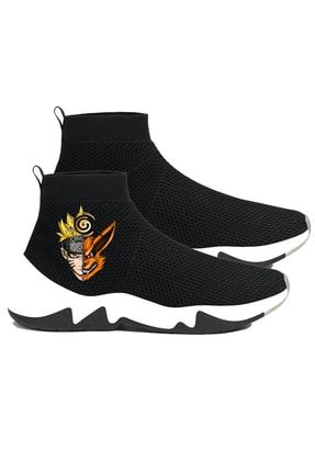 Anime Naruto Kyubi Çorap Design Sneaker Spor Ayakkabı ARTDISAGN2047A