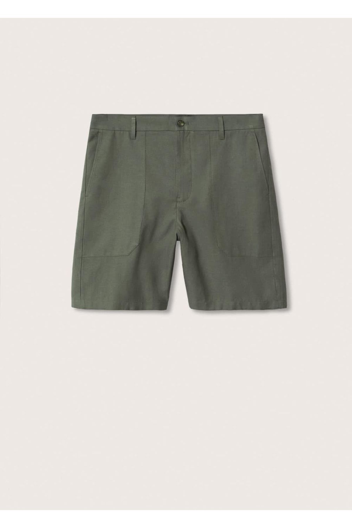 MANGO Man-Linen Lyocell Shorts 3