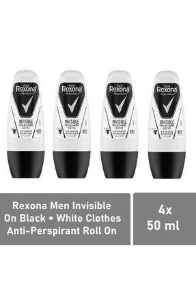 Men Anti Perspirant Roll On Invisible Black & White 50 Ml - 4'lü Avantaj Paketi TaBiiKi59079477-004