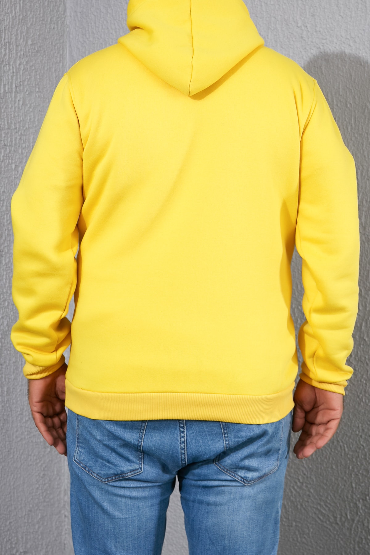 Sateen Men Sweatshirt Gelb Regular Fit Fast ausverkauft FN8613