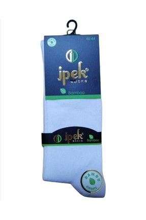 Class Ipek Erkek Parfümlü Bambu Likralı Mevsimlik Çorap 6'lı Beyaz QERS