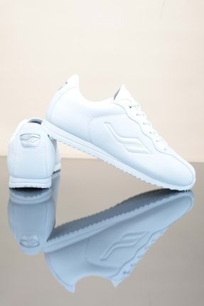 Beyaz - Konfores 1247-neptun Anatomik Taban Sneakers Ayakkabı NKT01247