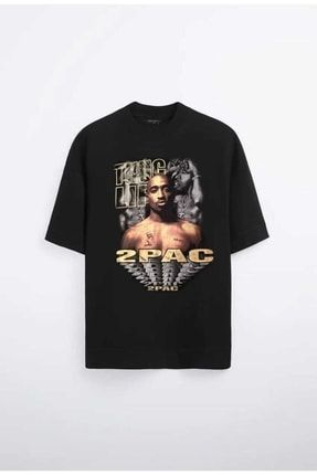 2pac Thug Life Siyah Oversize T-shirt thug life