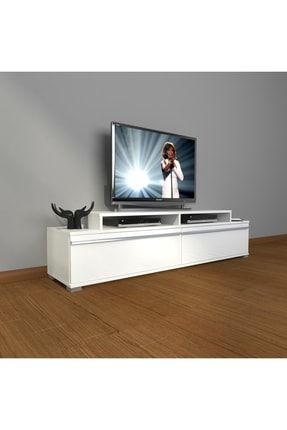Ekoflex 4 Mdf Tv Ünitesi Tv Sehpası - Parlak Beyaz EKOFLEX-4-MDF