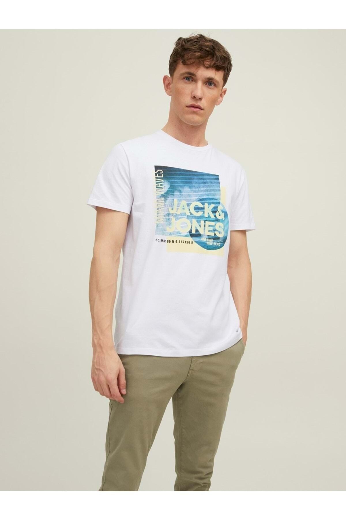 جک اند جونز 12213771 Jcobooster Tee Ss Crew Neck 22 ژوئن تی شرت مردانه