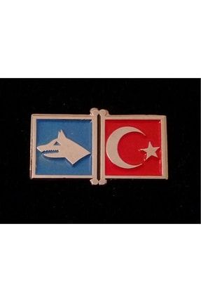 Göktürk-türkiye Bayraklı Rozet Pin Iğne pin-48
