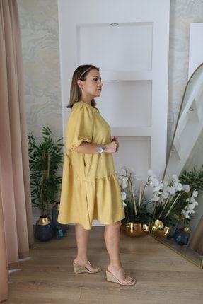 Sarı Elbise 5001