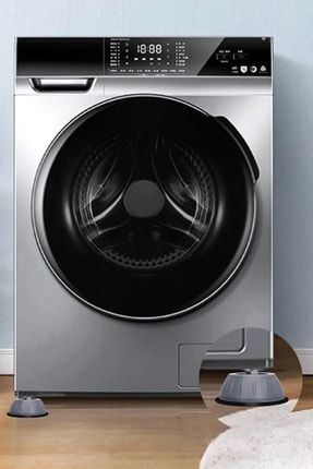 Çamaşır Makinesi Beyaz Eşya Ayaklığı Titreşim Önleyici Kaydırmaz Vantuzlu Stoper Set 4 Adet SFCMBEATOKBSSDA