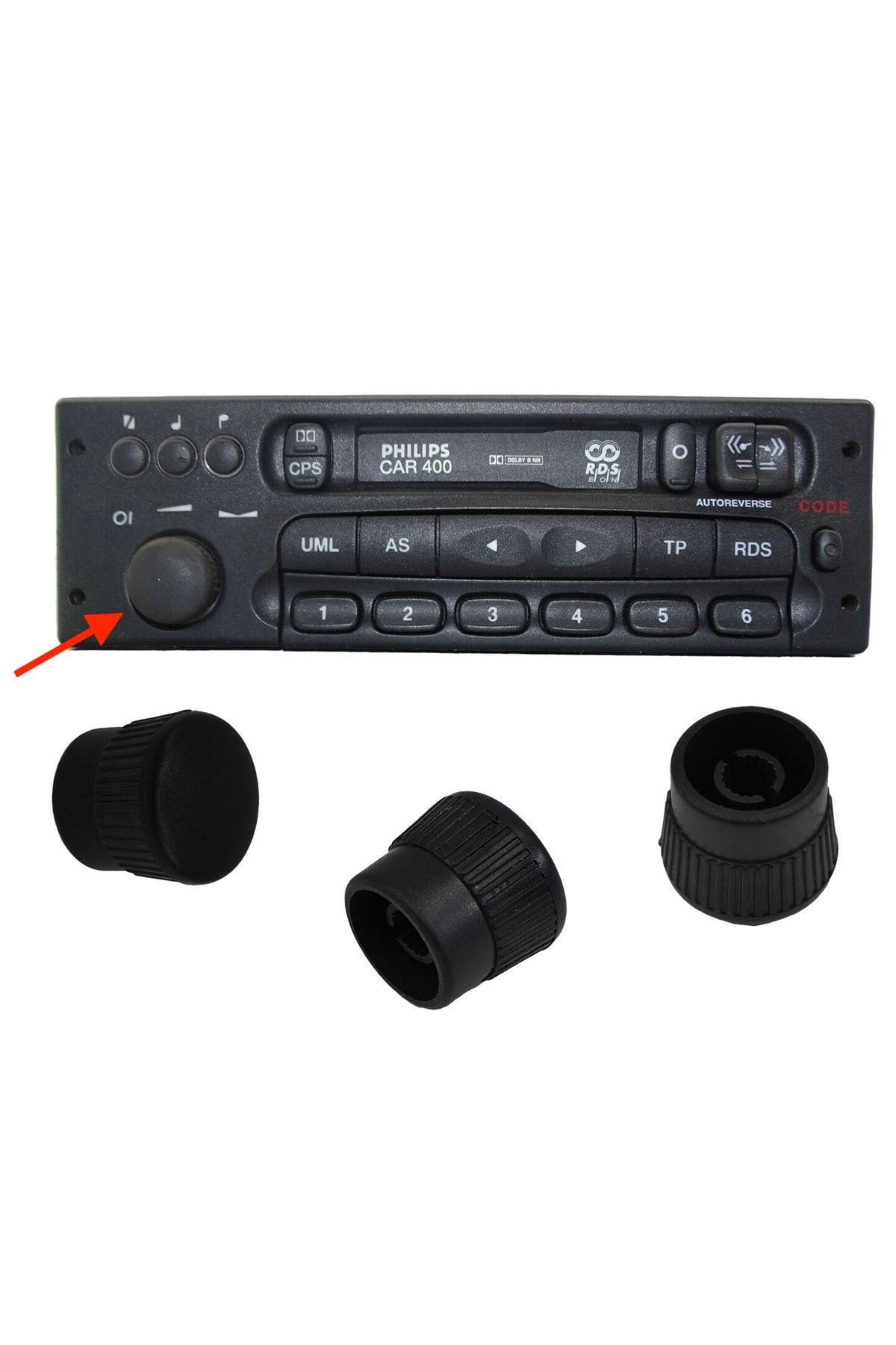 ALPHA AUTO PART-Radio Button for Opel Philips Car400 3