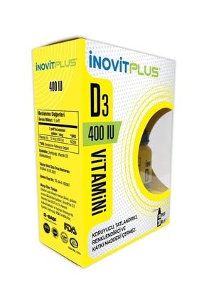 Inovitplus Vitamin D3 400 Iu Sprey 20 Ml (130 Puff) 8682843592069