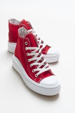 Patra Kırmızı Keten Kadın Spor Ayakkabı 114-170
