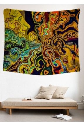 Duvar Örtüsü Renkli Kadın Psychedelic Tapestry Goblen | Duvar Halısı | Ev Yaşam | Ev Dekor Aksesuar KT5K687923