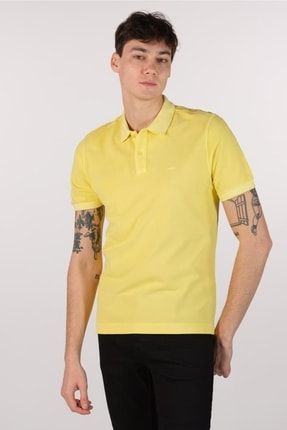 Erkek Sarı Polo Yaka Tişört Y22374375201