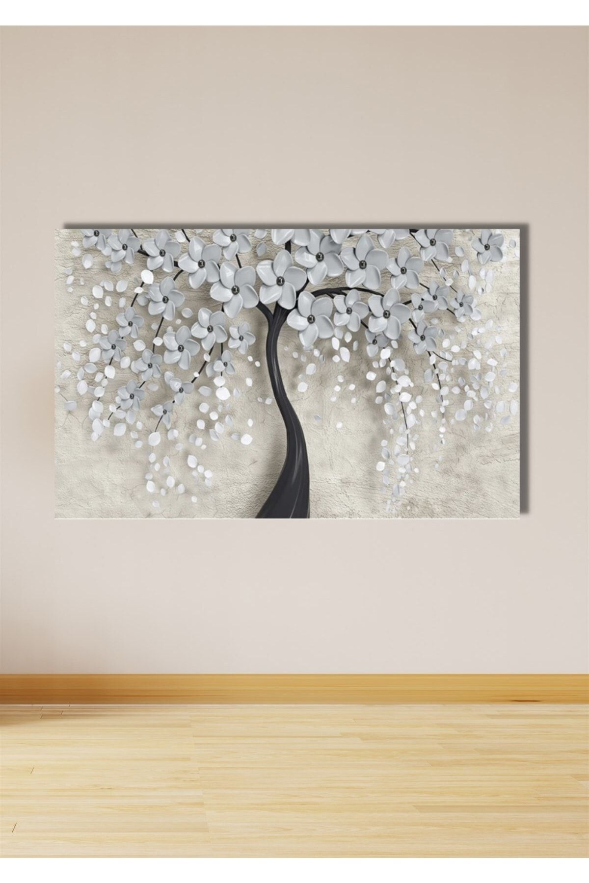 NT Handmade Çiçekler 70x100cm Dekoratif Kanvas Tablo Salon Oturma Yatak Odası Ofis Antre Cafe Için Duvar Dekoru UX10435