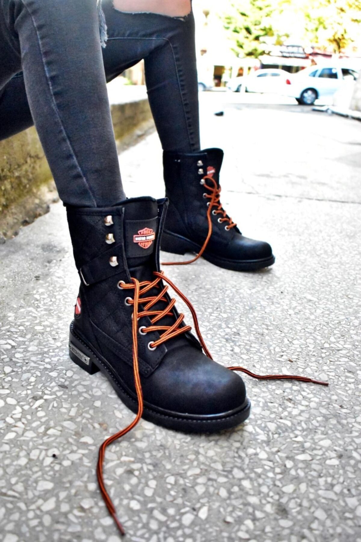 MORENİCA Siyah Unisex Bot