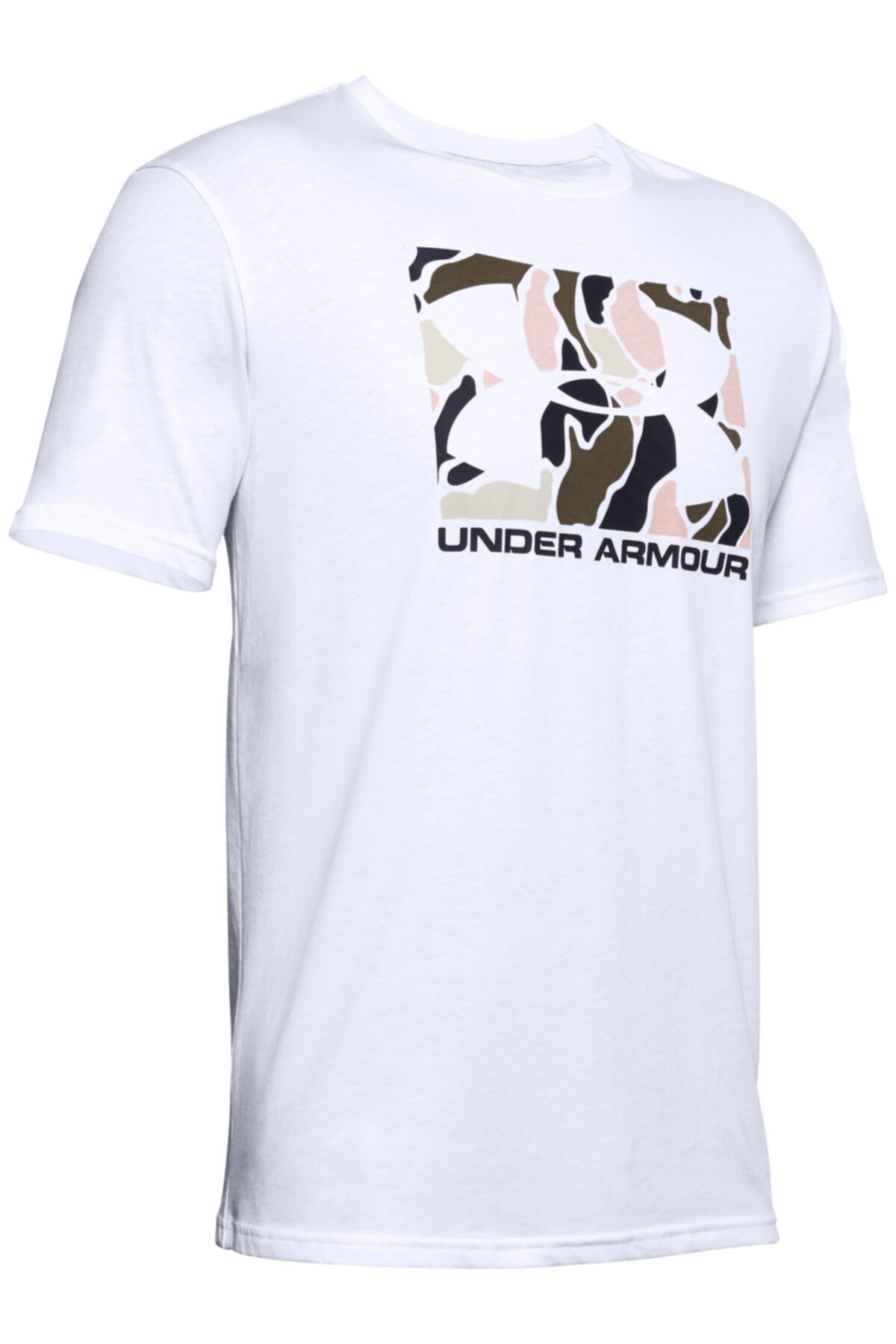 آندر آرمور تی شرت ورزشی مردانه - طرح Ua Camo Boxed Logo Ss - 1351616-101