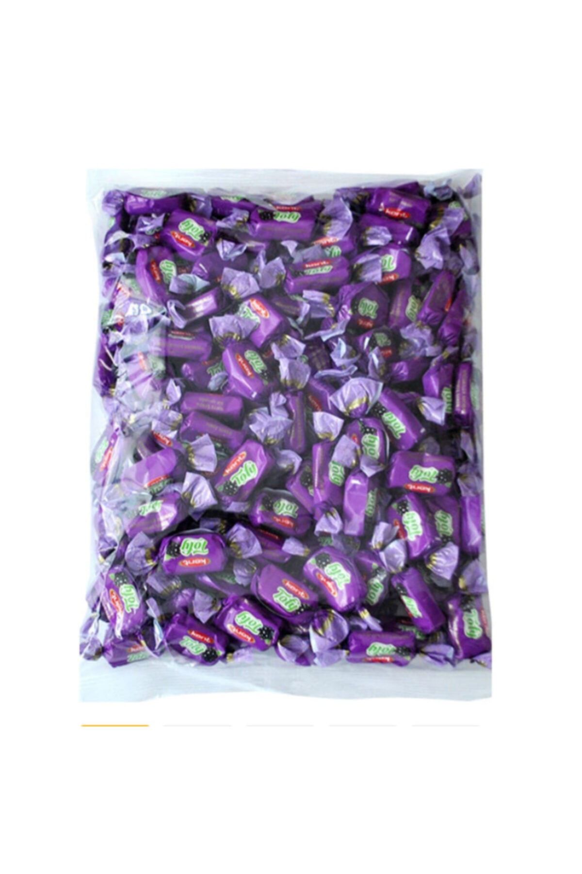 Tofy Meyve Sulu Böğürtlen Aromalı Toffe Şeker 1 Kg- Ikramlık Şeker