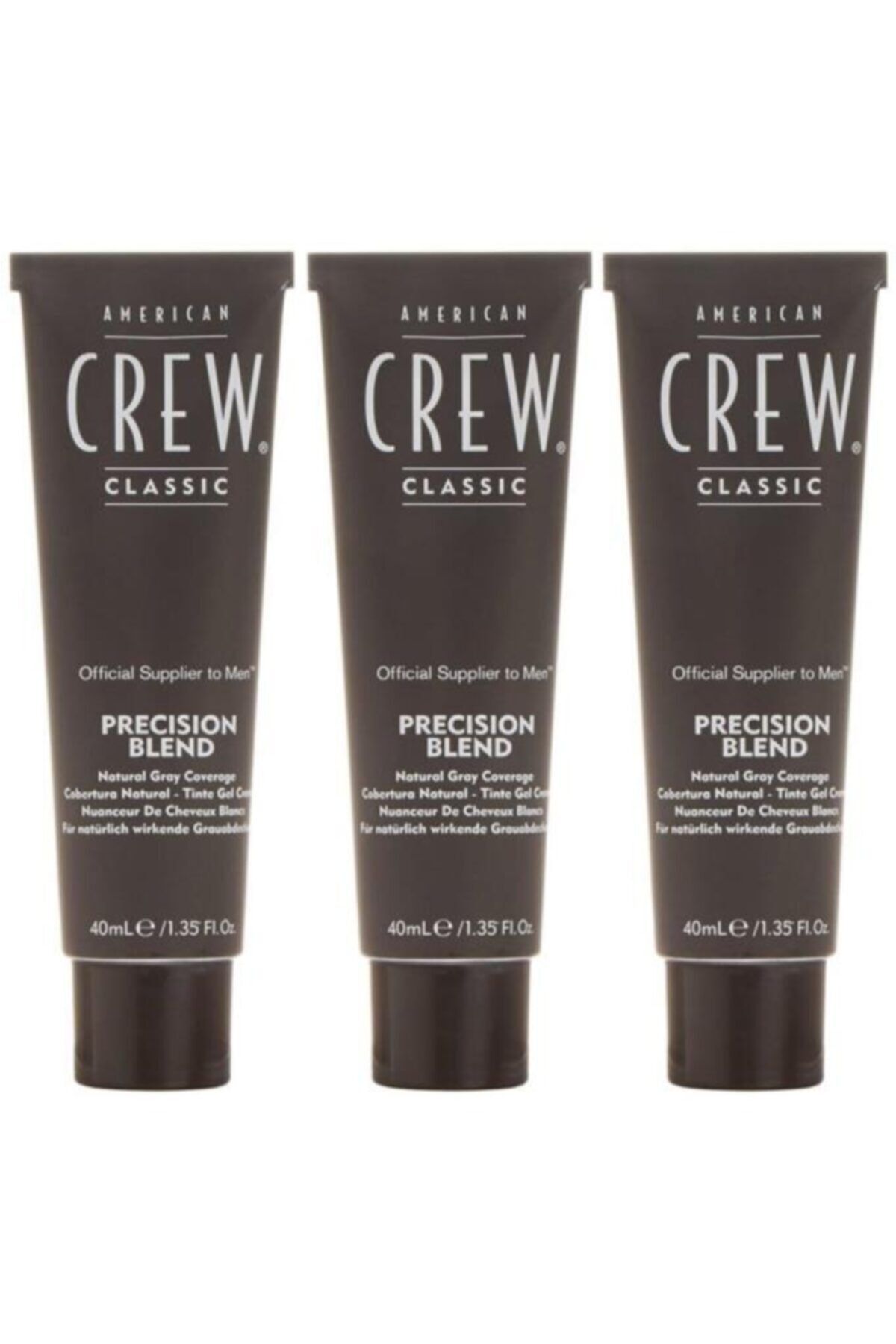 Precision Blend 5-6 White Concealer 3x40 ml Medium Ash American Crew