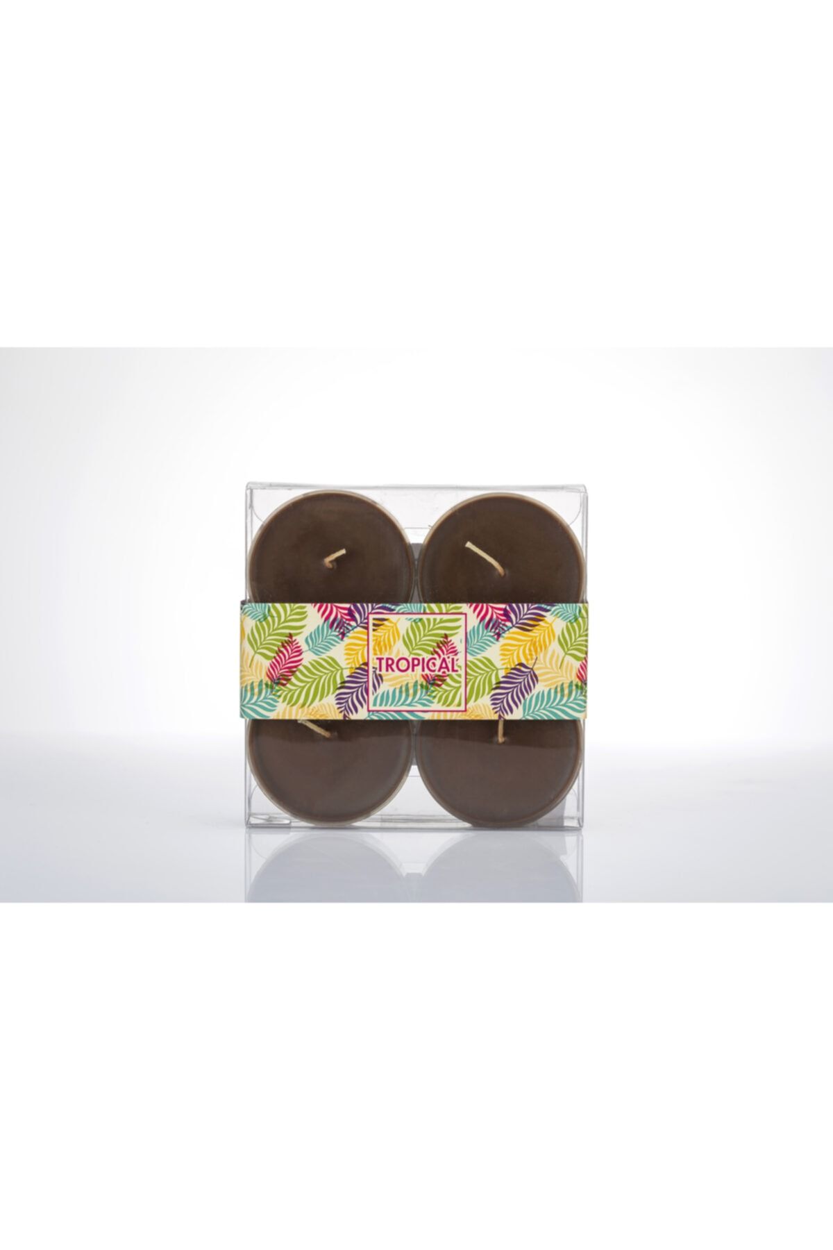 شمع و چراغ چند رنگ Maxi Brown Tealight 4  Missi