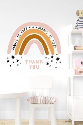 Thank You Gökkuşağı Çocuk Bebek Odası Duvar Sticker Seti k365