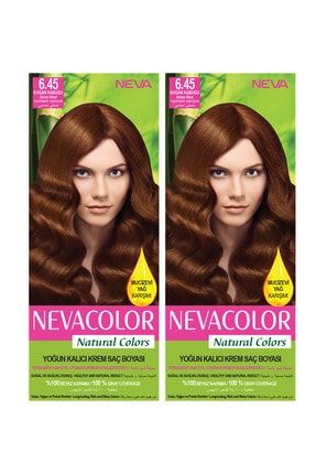 Natural Color Saç Boyası 6.45 Soğan Kabuğu 2'li Set NEVANC645